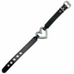 Heart shaped necklace adjustable buckle up bdsm kink wear fashion