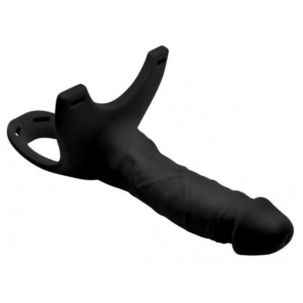 Hollow Silicone Strap-on dildo with Harness dildo