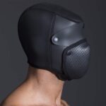 Neoprene Bondage Hood Side