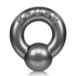 Oxballs Gauge Super Flex Cock Ring Steel silver extra large boner prolong longer erectile adult sex toy