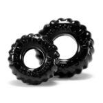 Oxballs Truckt 2 Piece Cock Ball Ring Set Black blk men male gay sex toy