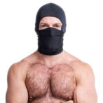 Mister B Multi-Purpose Lycra Ninja Hood Black Gay Fetish Wear Kink BDSM Mask Discreet Clothing Apparel Accessories