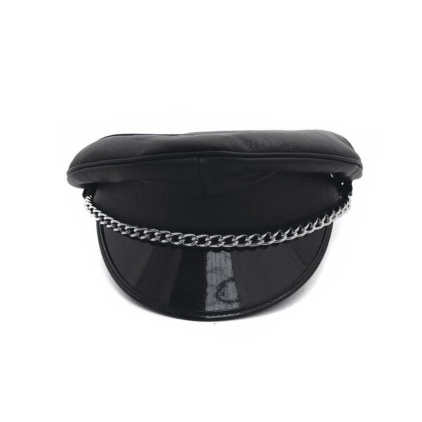 Mister B No Fishbone Military Cap Leather