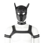 Puppy Play Pack Neoprene Hood Mask Fetish Wear Bondage