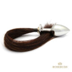 Rosebuds Stainless Steel Horse Hair Tail