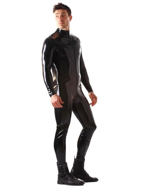 Honour UK Latex Catsuit With Front Through Zip