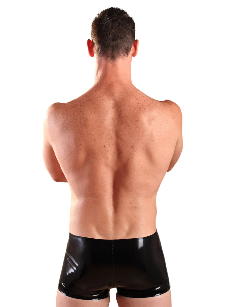 Keyhole Latex Boxers with Detachable Pouch - Image 3
