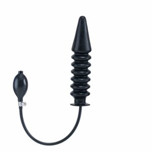 Inflatable Ribbed Dildo