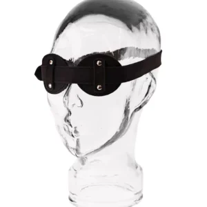 Leather Round Eye blindfold